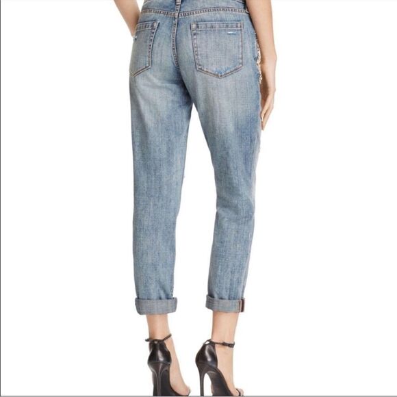 [BLANKNYC] Embellished Girlfriend Crop Jeans | SZ 25 - Picture 3 of 13